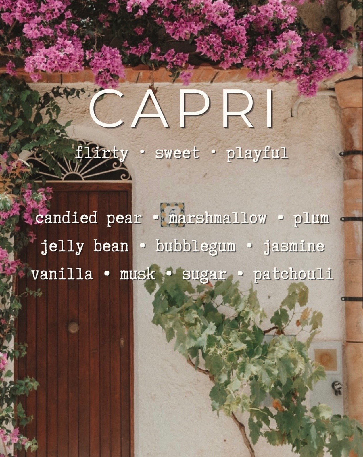 Capri Perfume – Sweet Playful Vanilla | coconut.